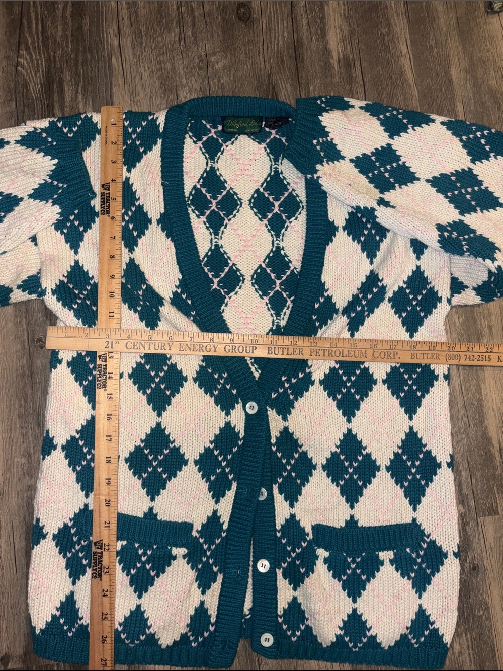 Vintage 90s argyle cardigan - woman’s medium
D. Byford Ltd - Picture 3 of 5